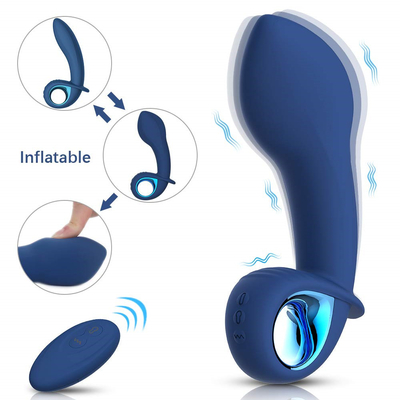 रिमोट कंट्रोल Inflatable हिल बट प्लग