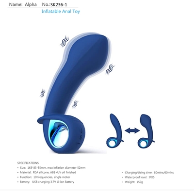 Inflatable यथार्थवादी लिंग डिल्डो महिला गुदा प्लग सेक्स खिलौने पुरुष हस्तमैथुन खिलौने